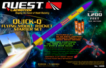 Quest Quick-Q™ Flying Model Rocket Starter Set - Q1408