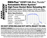 AeroTech H238T-14A RMS-29/180 Reload Kit (1 Pack) - 082314