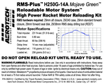 AeroTech H250G-14A RMS-29/240 Reload Kit (1 Pack) - 082514