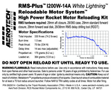 AeroTech I200W-14A RMS-29/360 Reload Kit (1 Pack) - 0920014